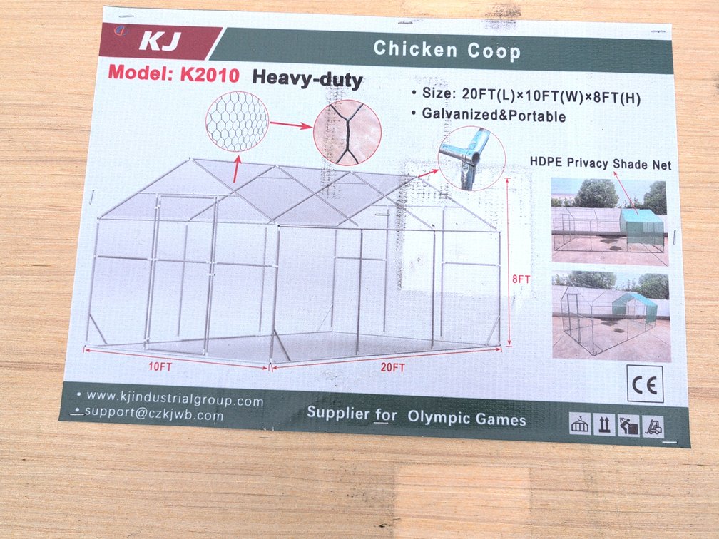 (1) Box New Chicken Coop