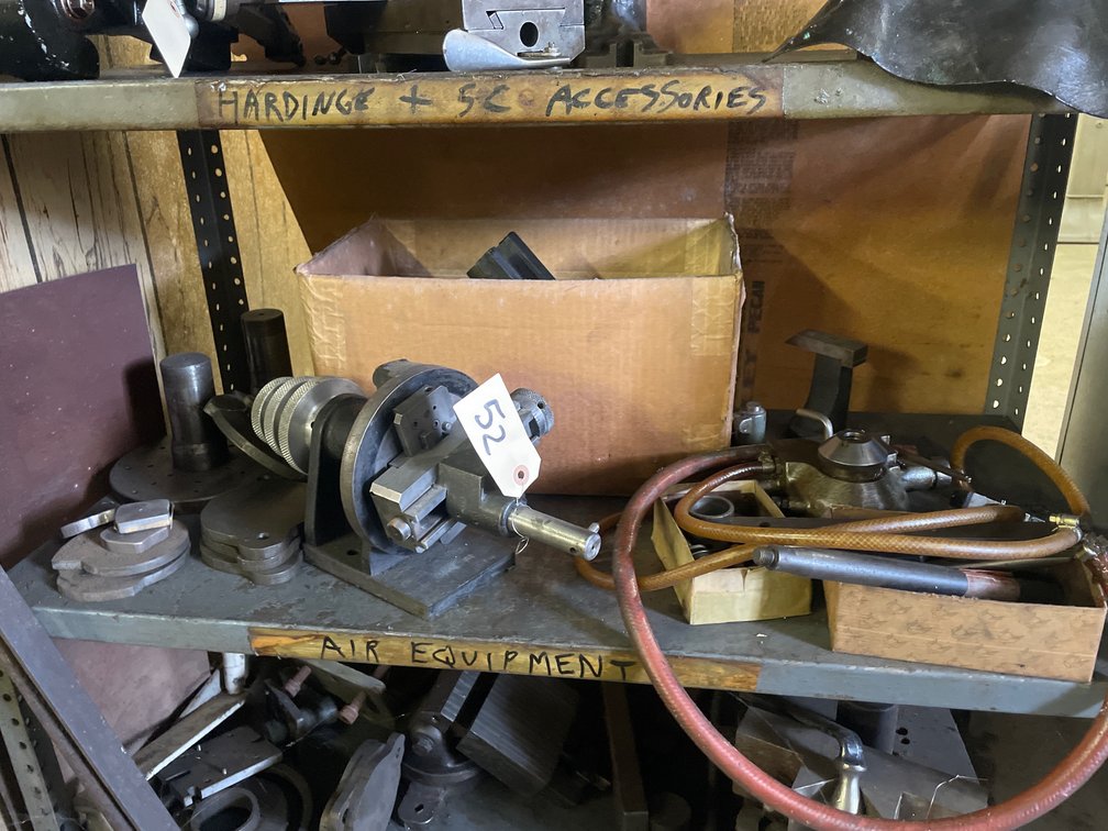 Radius Angle Wheel Dresser, Air Collet Vise, Cams & Asst. Tools