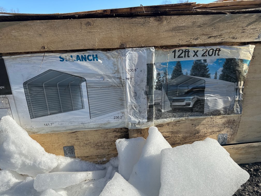 High-End Carport 12 x 20