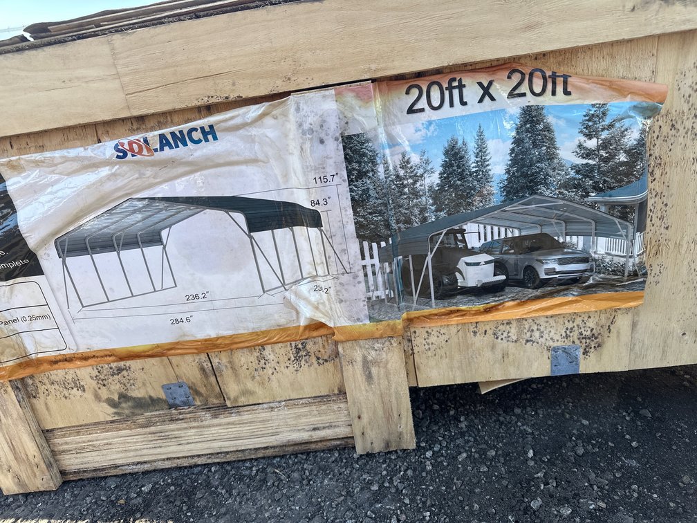 High-End Carport 20 x 20