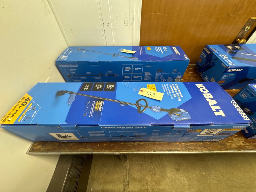 New Kobalt Attachment Capable String Trimmer Kit