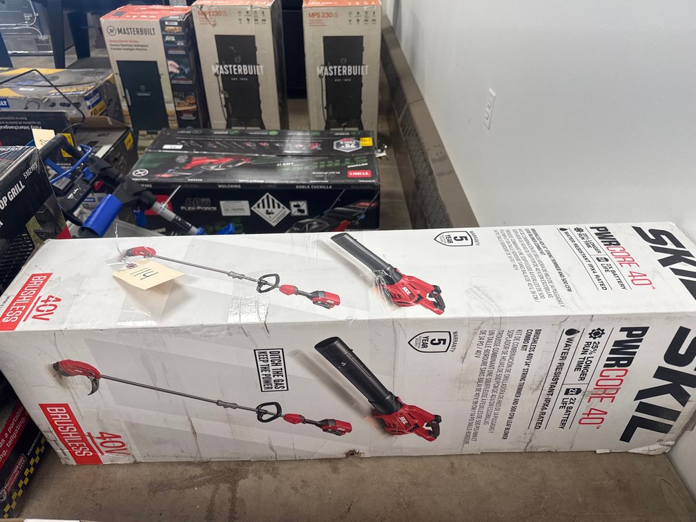 New Skil 40V String Trimmer & Leaf Blower Combo Kit