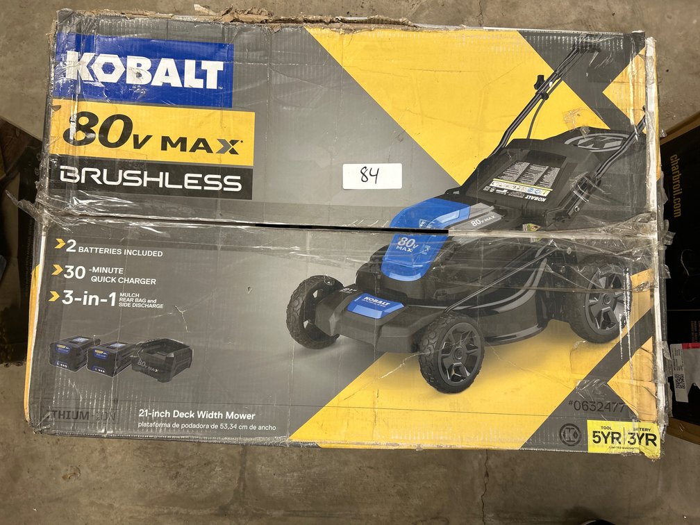 New Kobalt 80V Push Mower