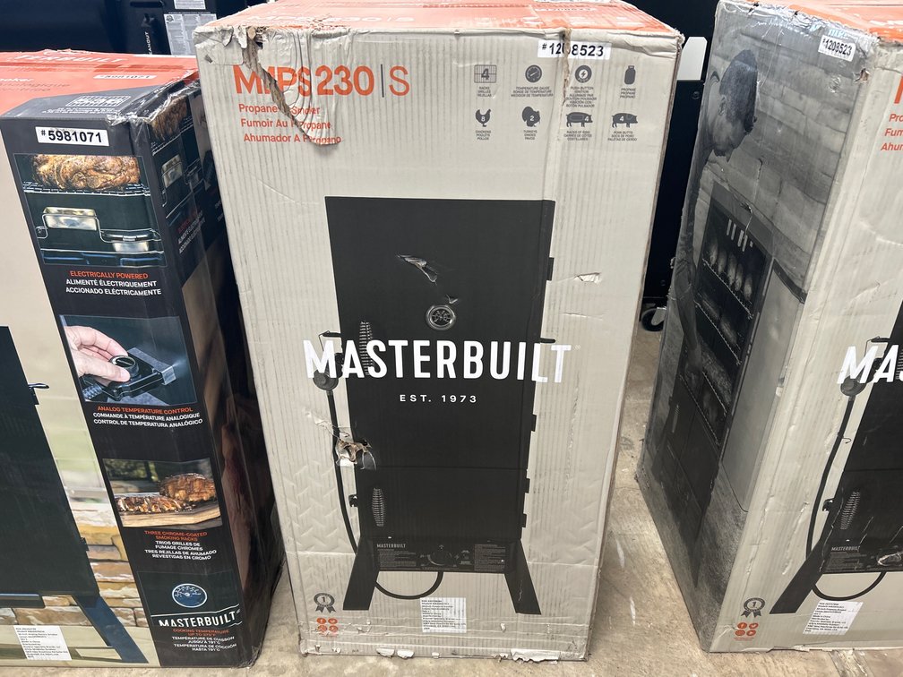 New Masterbuilt Propane Smoker