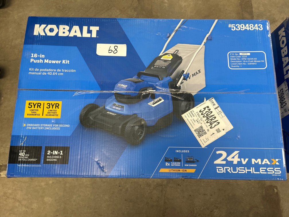 New 16” Kobalt Push Mower Kit