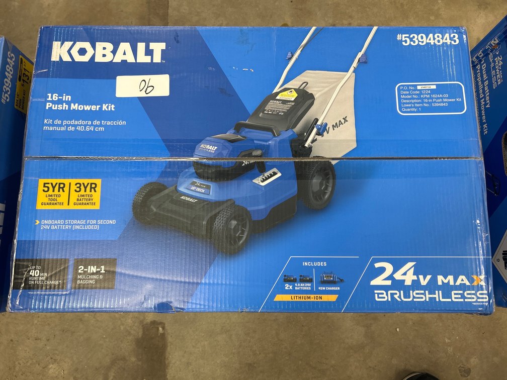 New 16” Kobalt Push Mower Kit