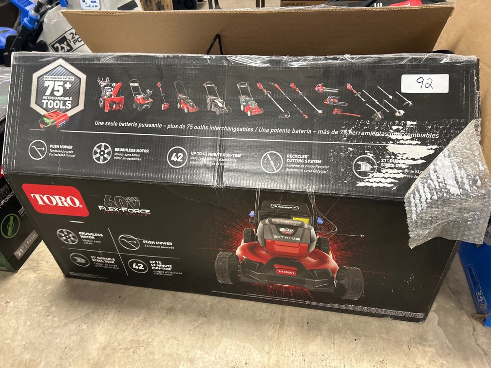 New Toro 60V Push Mower
