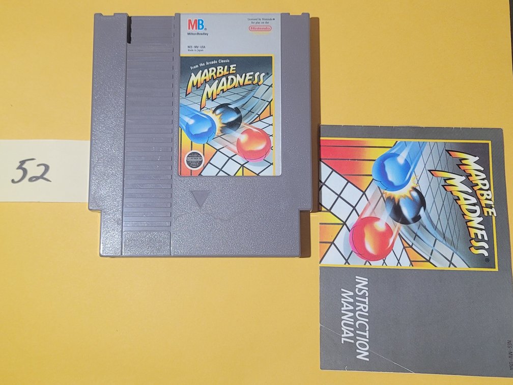 NES - Marble Madness Game