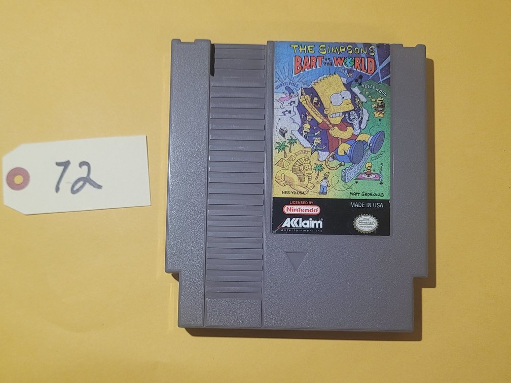 NES - BART vs THE WORLD Game