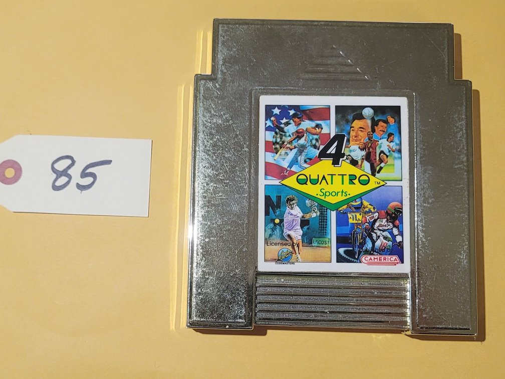 NES - RARE 4 Quattro Sports Game