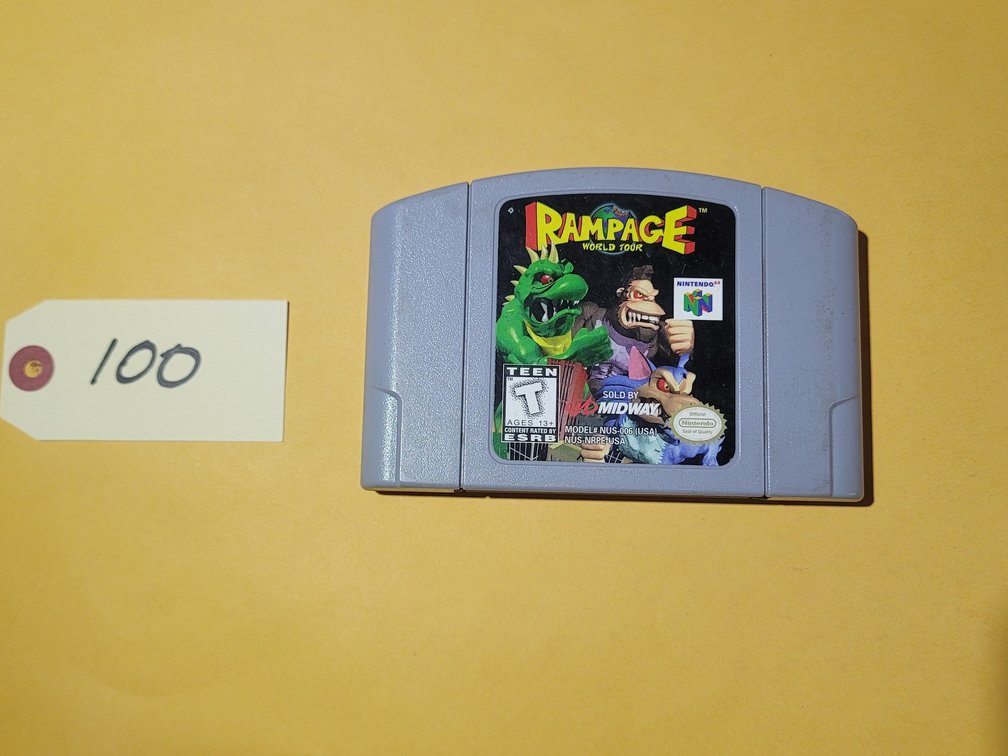 N64 - Rampage World Tour Game