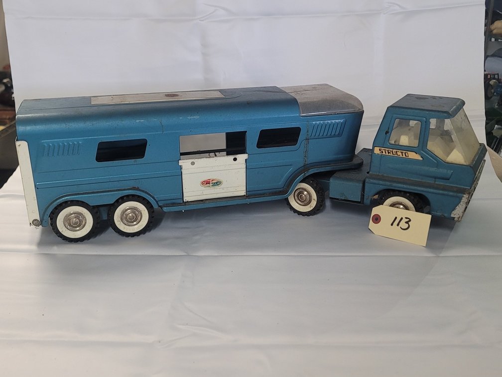 1960s Structo Dome Horse Truck