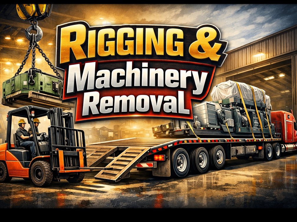 No large machinery will be removed the first 2 days