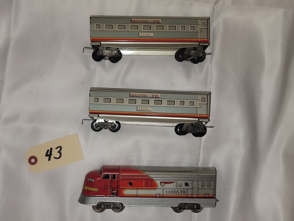 1950s Japanese Tin Train Set
