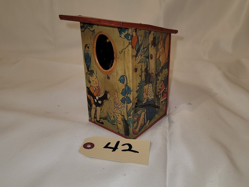 Vintage German Tin Coin Bank