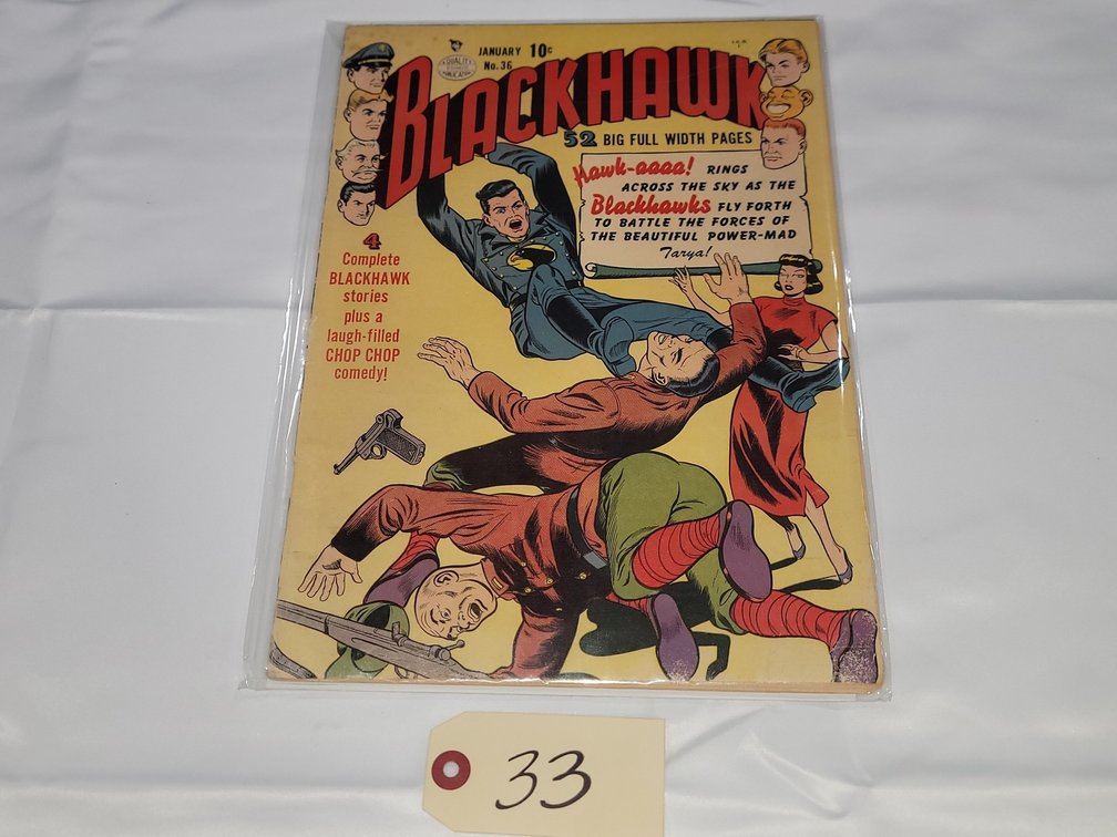 Vintage "Blackhawk" Comic Book