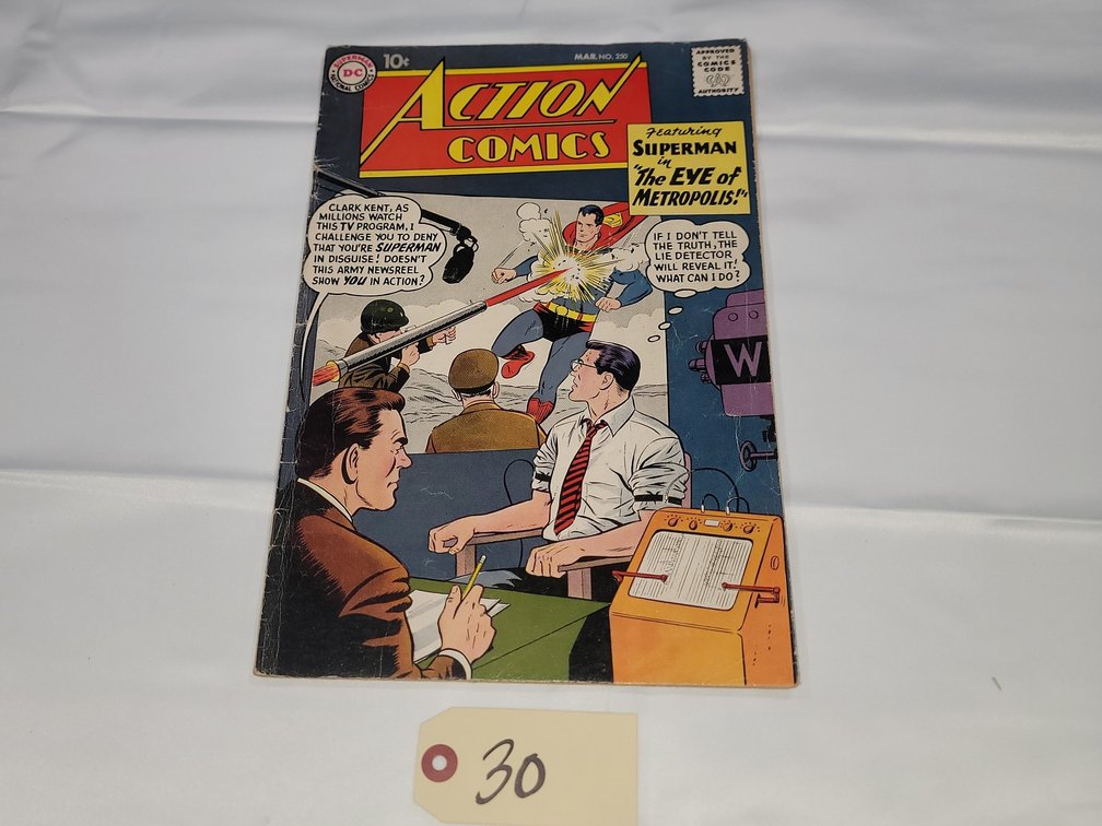 Vintage 1959 Action Comics w/Superman Cover
