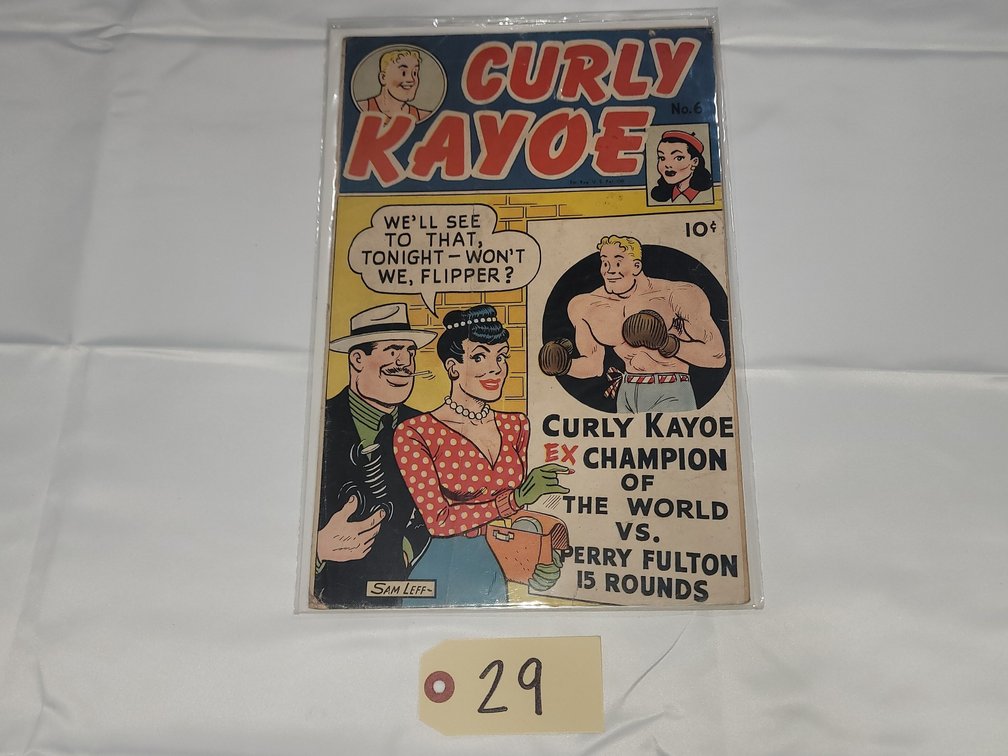 Vintage " Curly Kayoe" Graded Comic Book