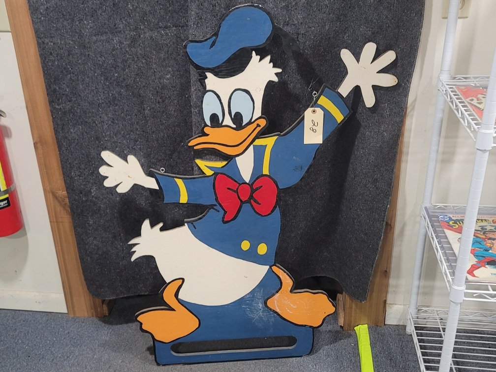 Donald Duck Wooden Figure