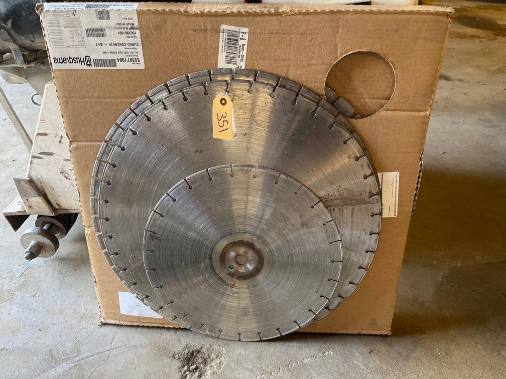 (4) Diamond Concrete Saw Blades