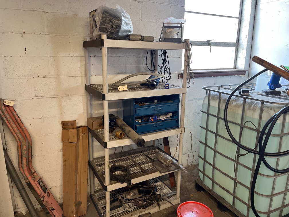 Shelf With Assorted Contents