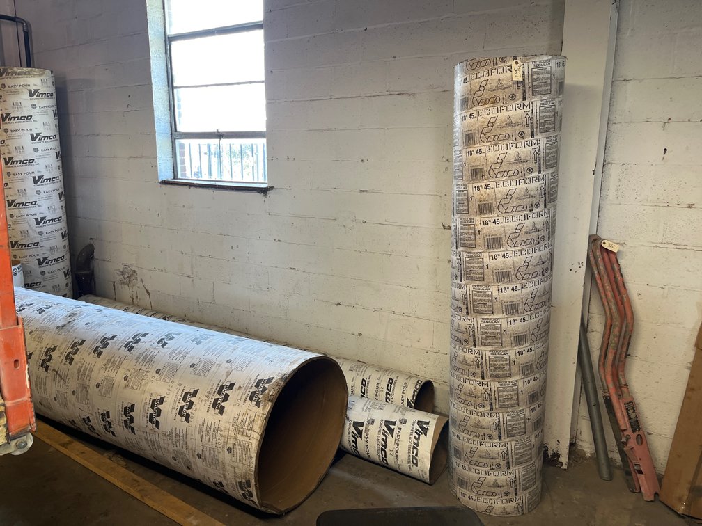 (4) Concrete Tube Forms