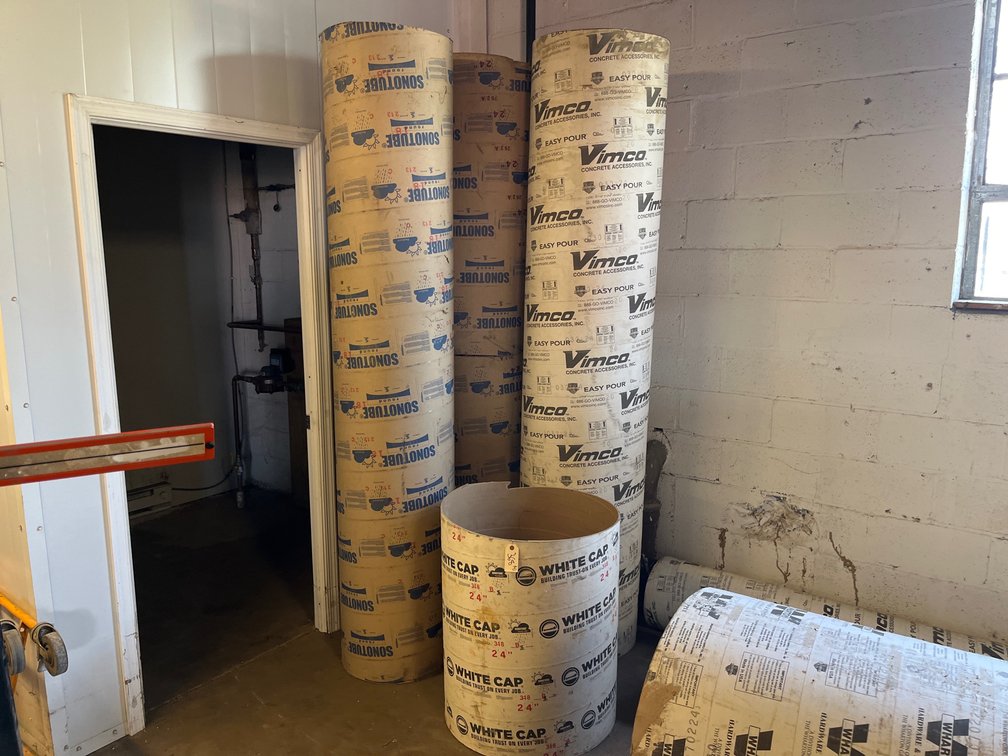 (4) Concrete Tube Forms