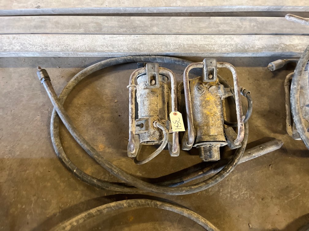 (2) Concrete Vibrator Motors & (1) Shaft