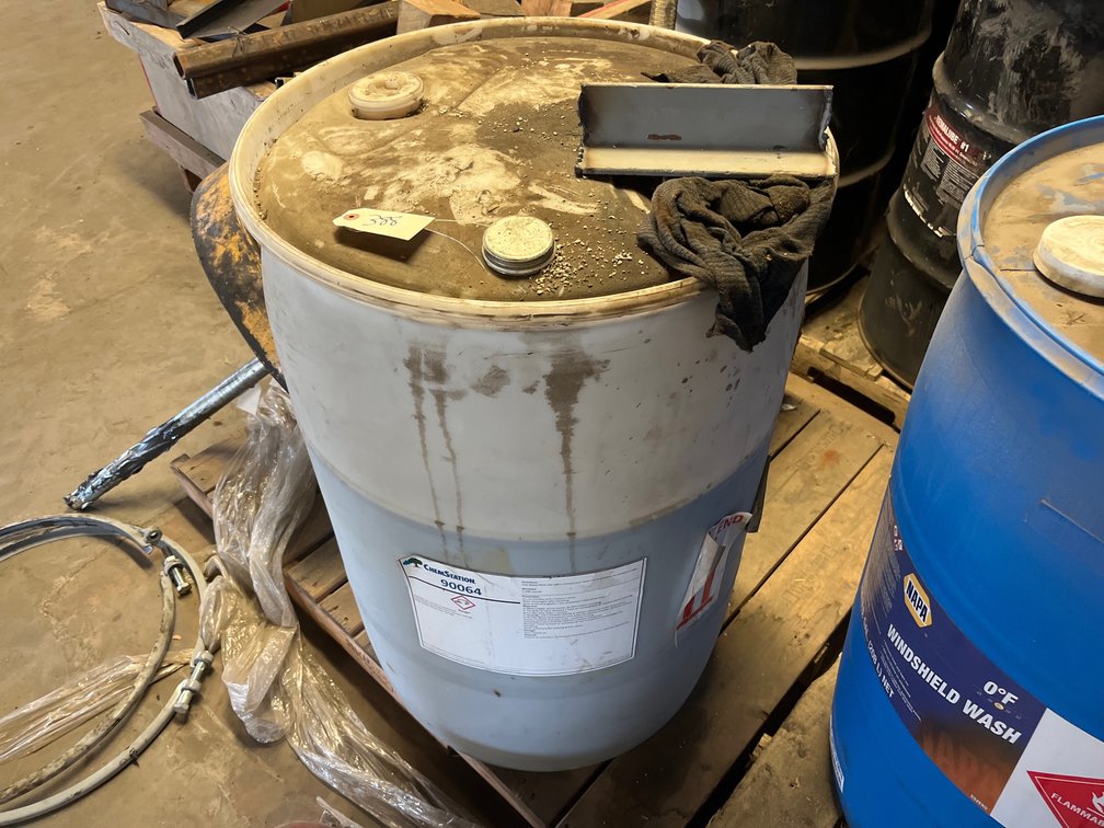 55-Gallon Drum Of Assorted Fluid
