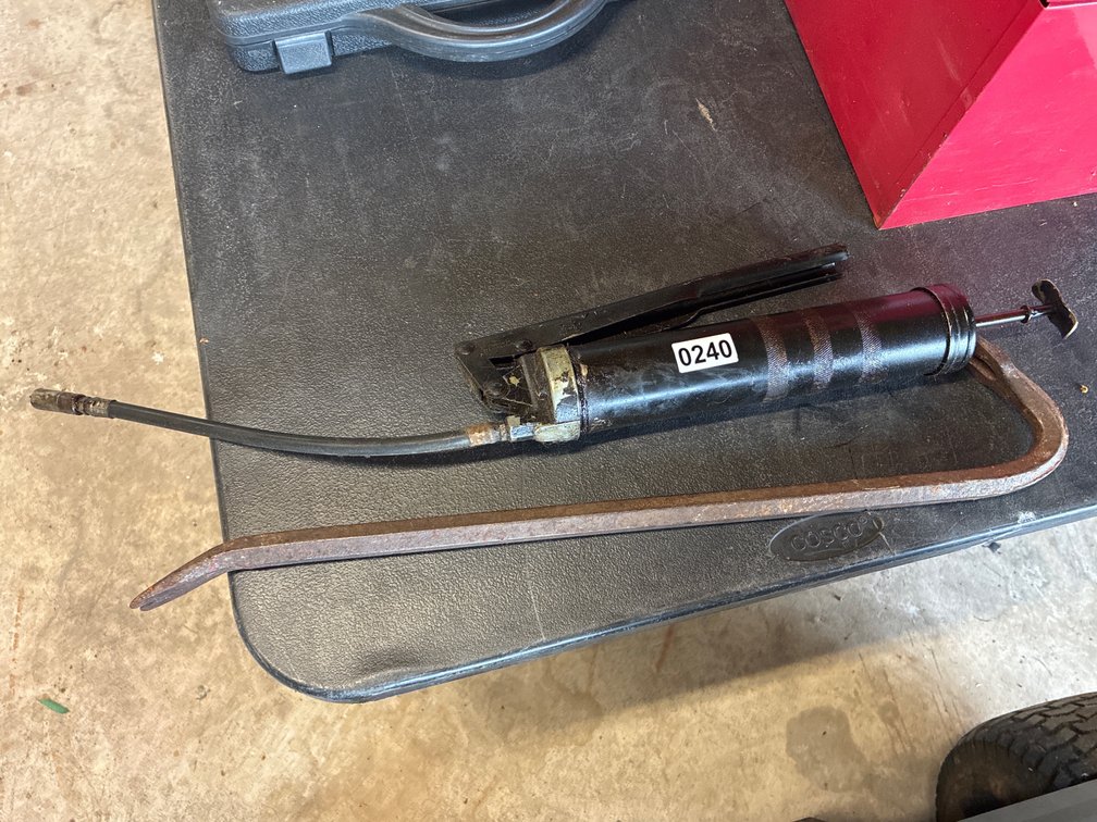 Pry Bar and Grease Gun