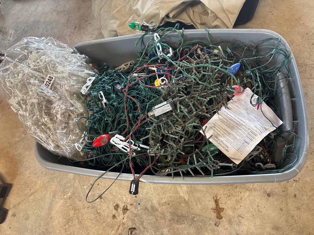 Tote of String Lights