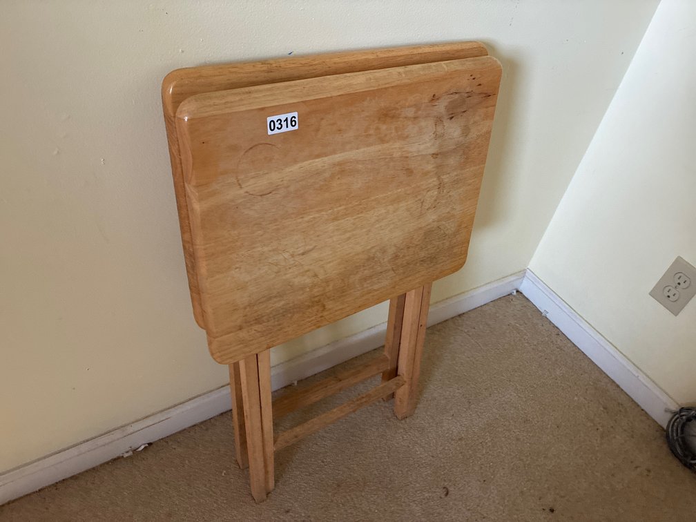 Wooden Folding Trays