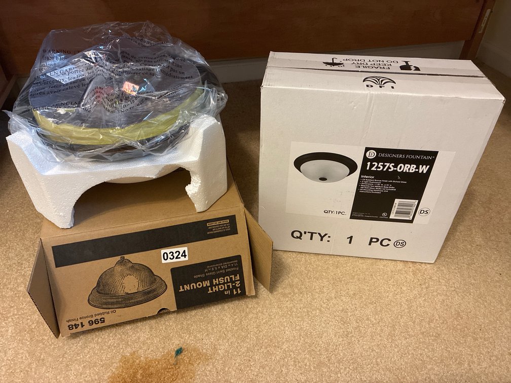 (2) New Light Fixtures