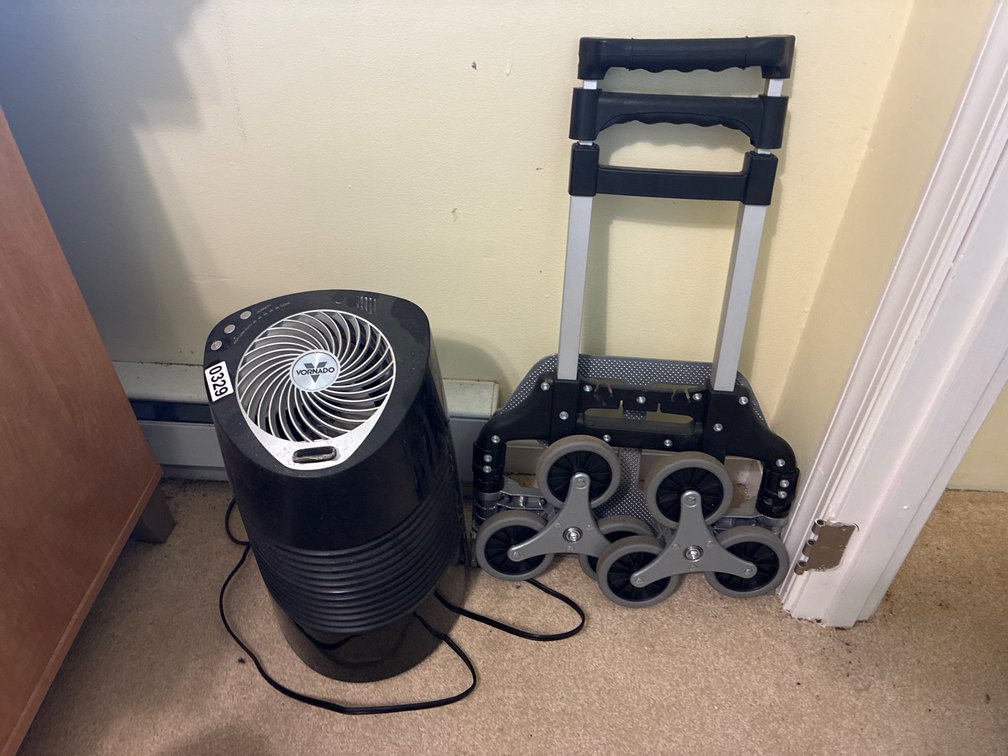 Vornado Fan and Folding Handtruck