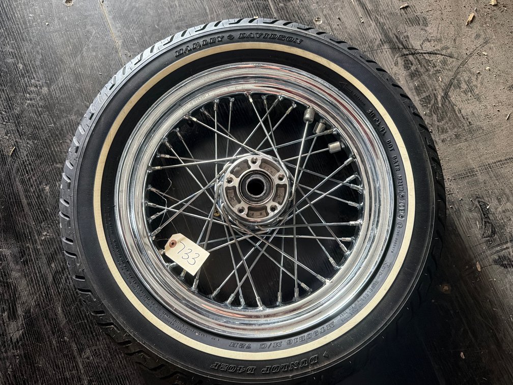 Harley Davidson Motorcycle Wheel