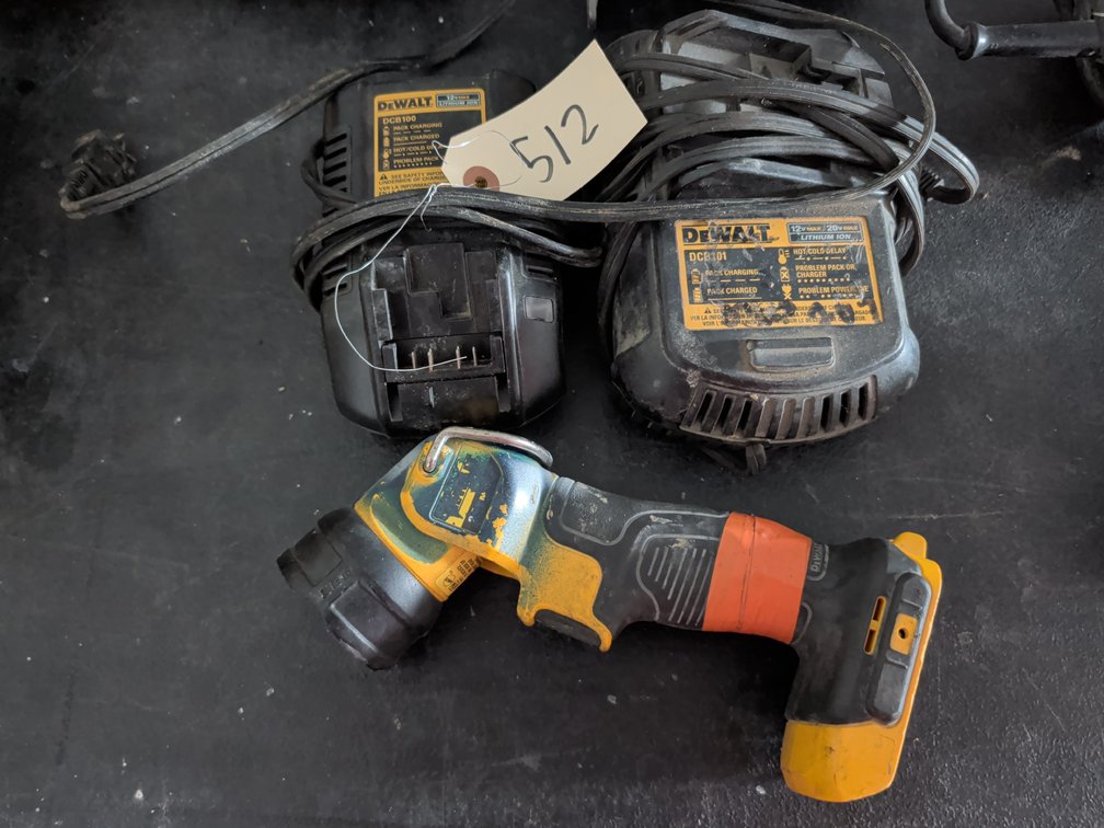 (2) DeWalt Battery Chargers