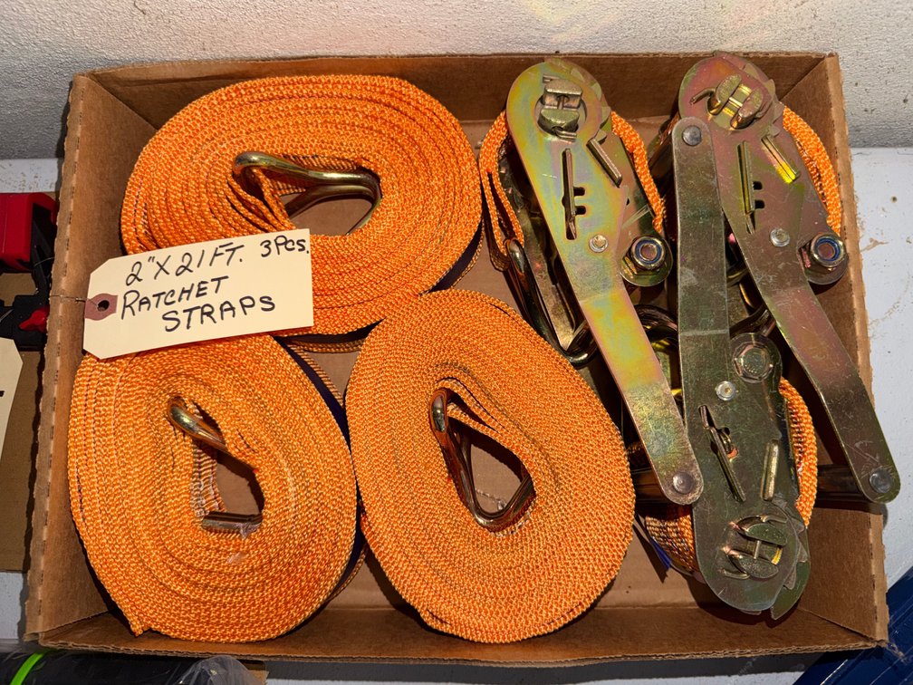 (3) Ratchet Straps
