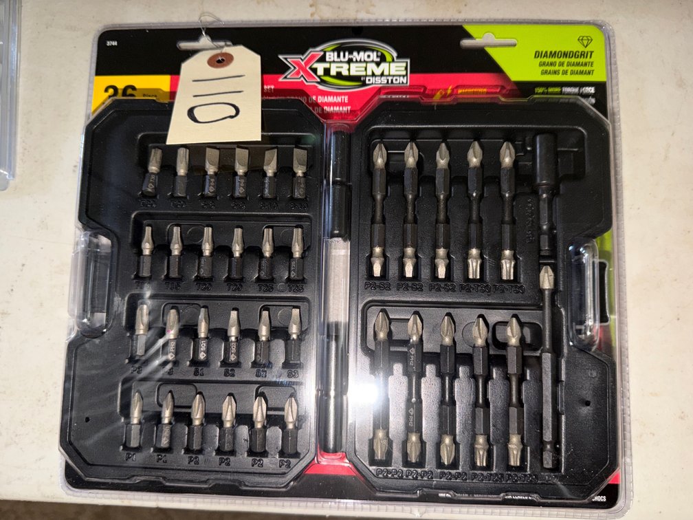 (36) Diamond Grit Torsion Bit Set