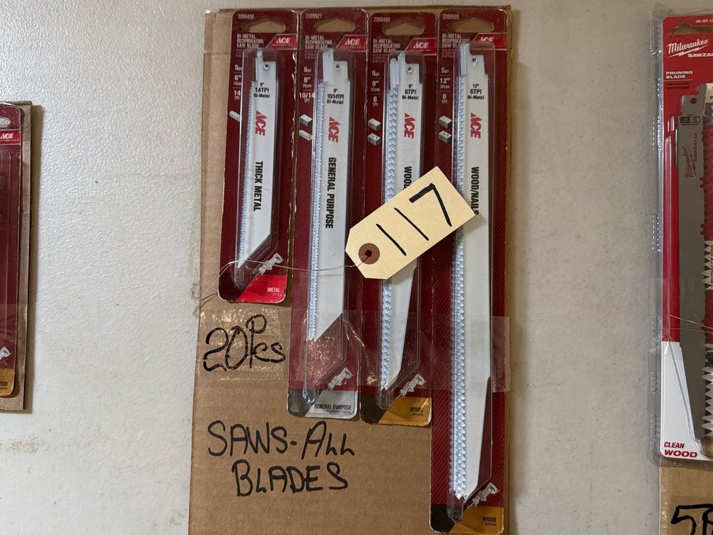 (20) Saws All Blades