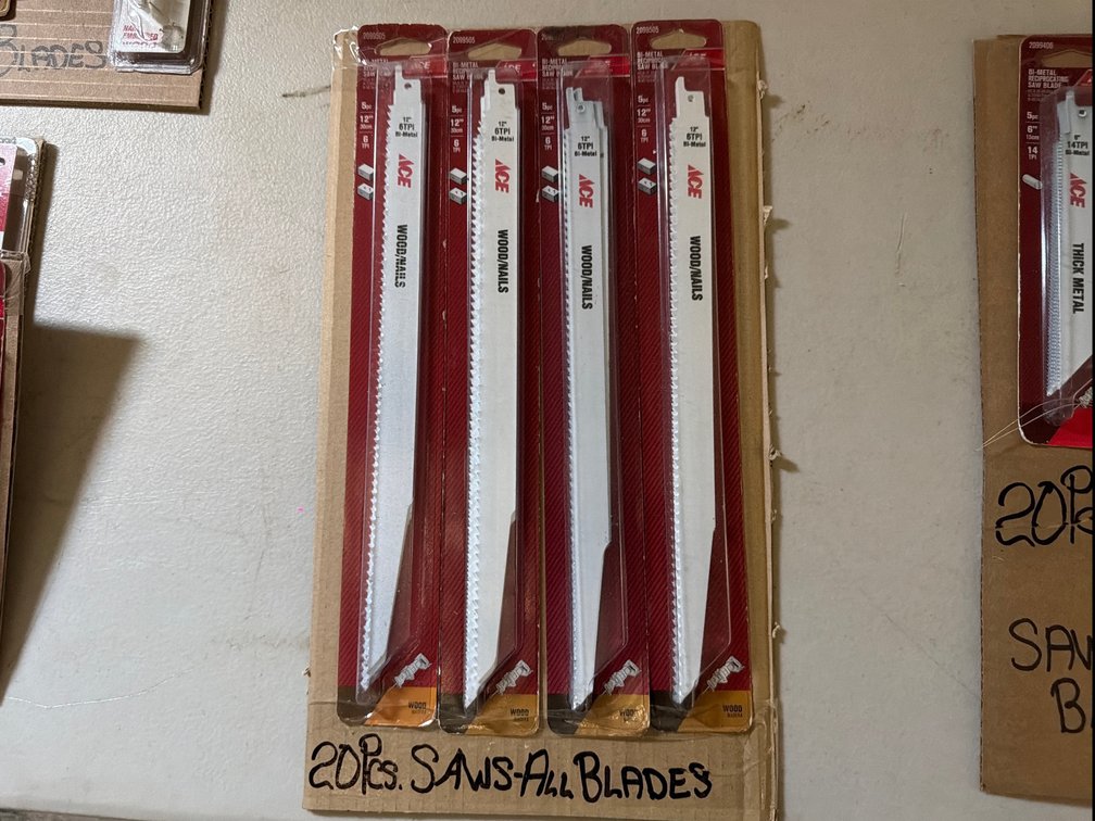 (20) Saws All Blades