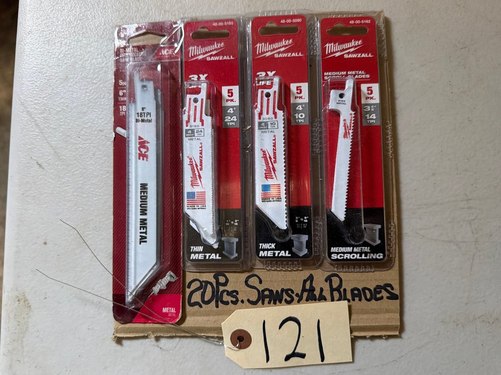 (20) Saws All Blades