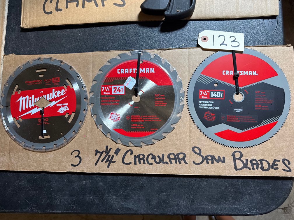 (3) Circular Saw Blades