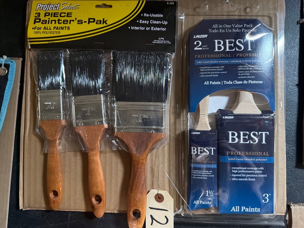 (5) Paint Brushes
