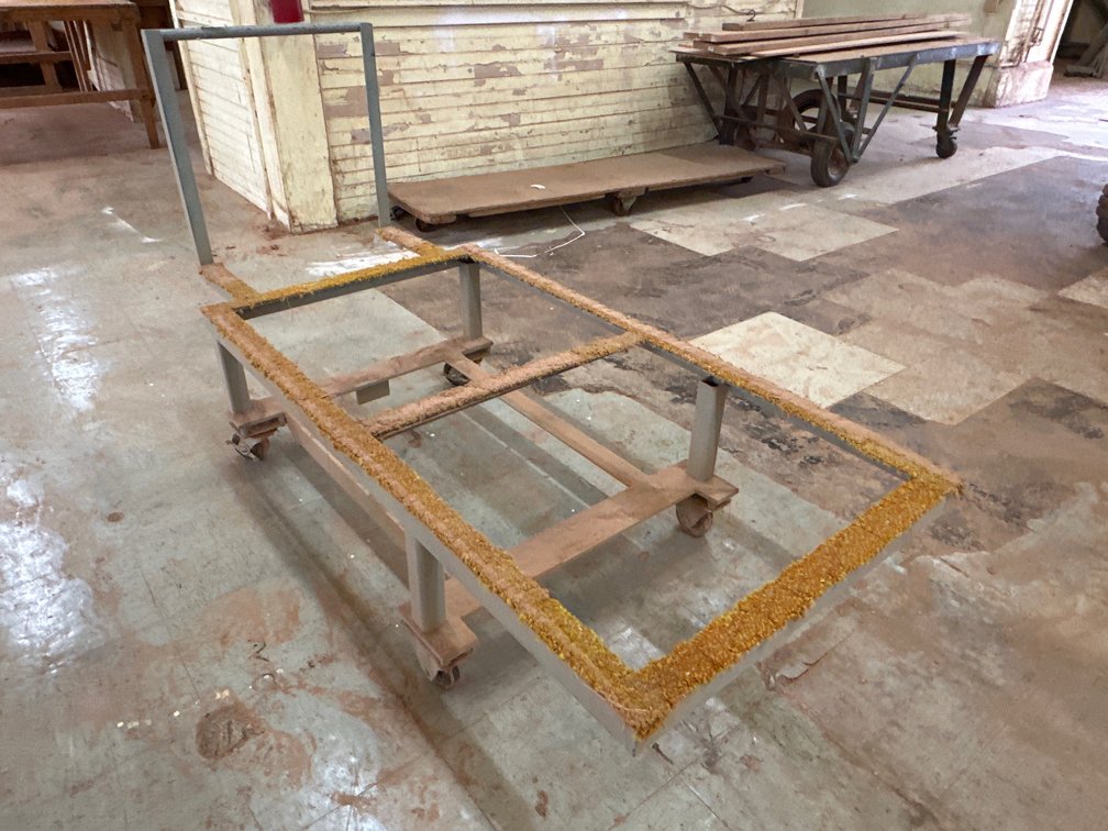 Metal Frame Shop Cart