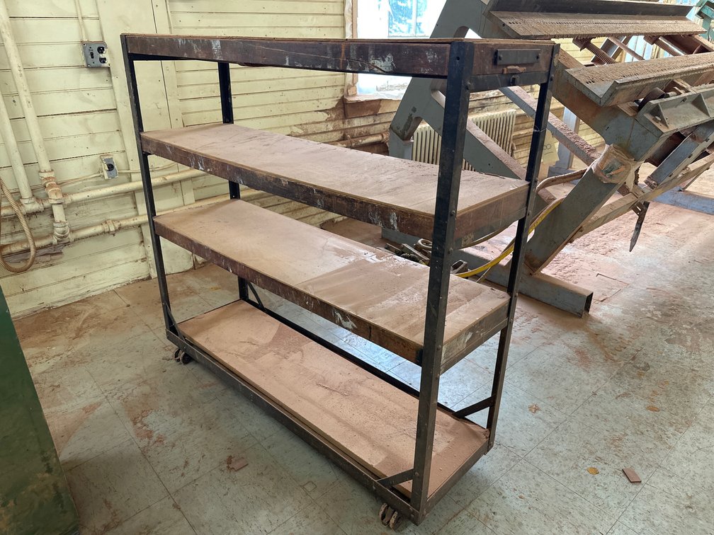 Portable Four-Shelf Stock Rack
