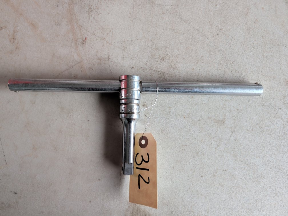 Snap-On 1/2" Drive 12" Long Sliding T-Handle Breaker Bar