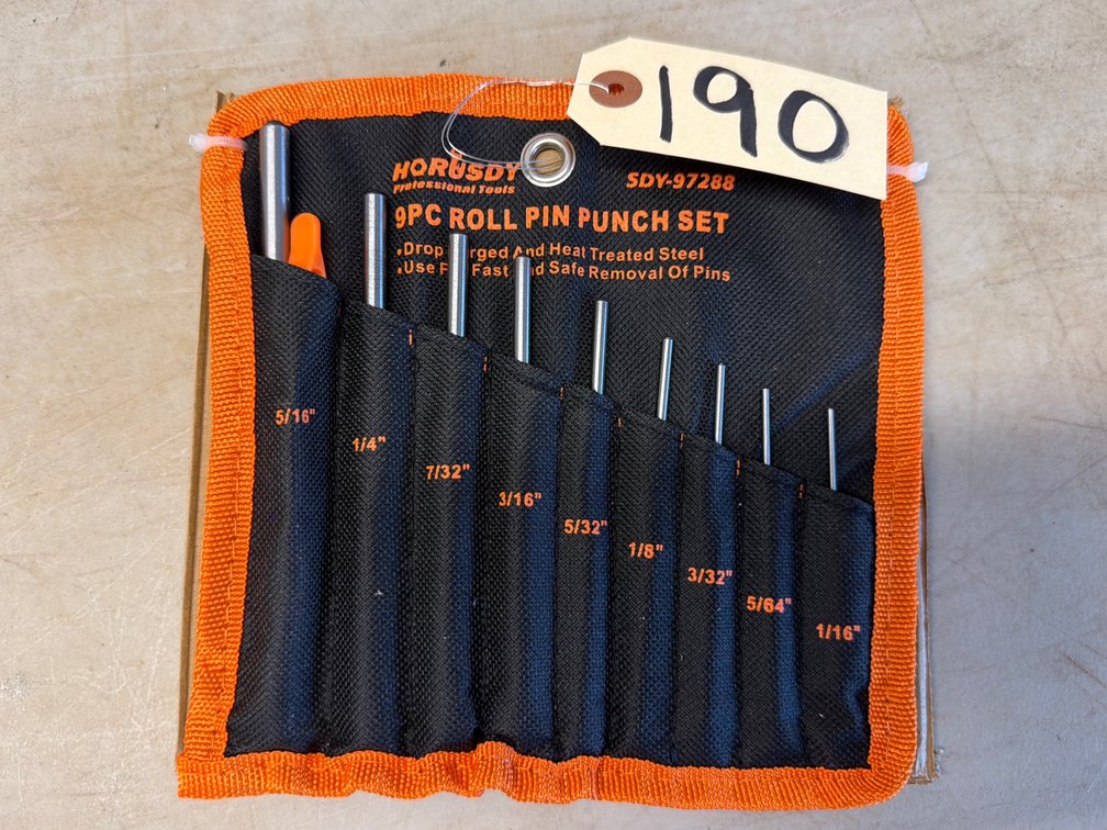 Roll Pin Punch Set