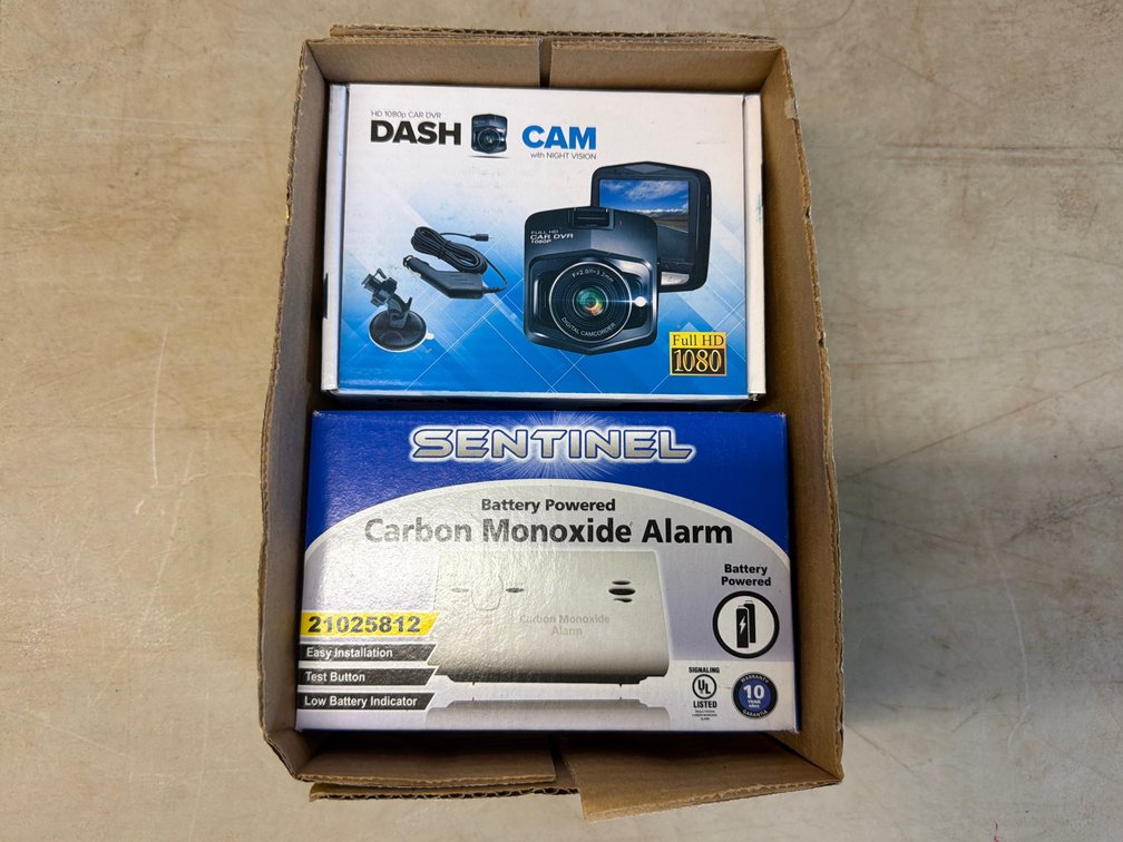 Dash Cam & Carbon Monoxide Alarm