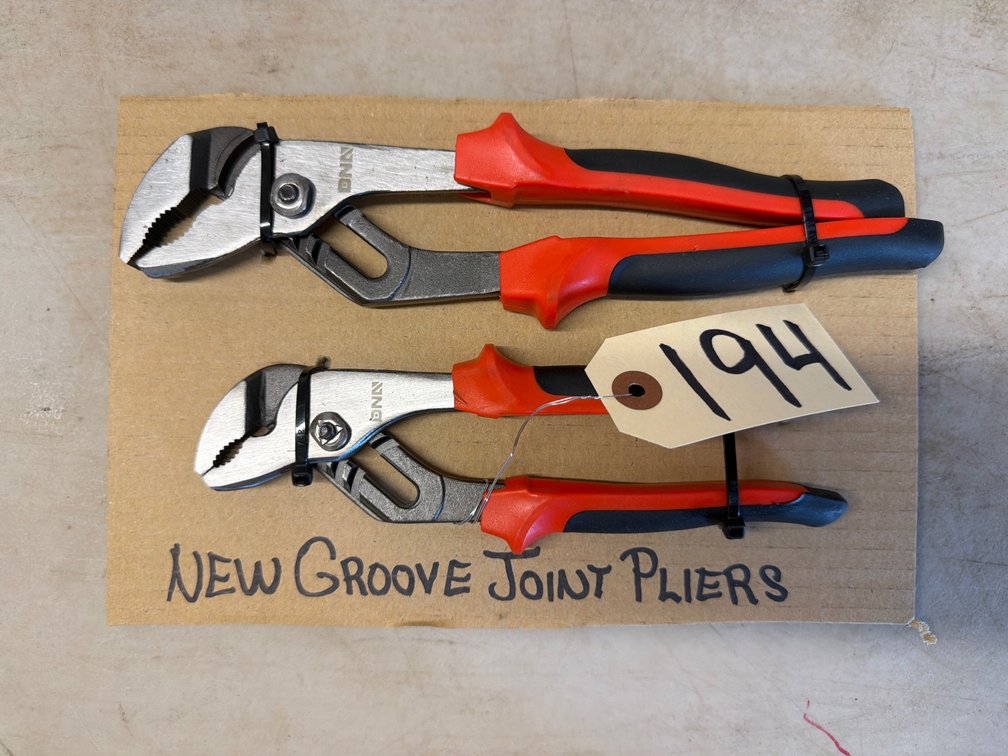 (2) New Groove Joint Pliers
