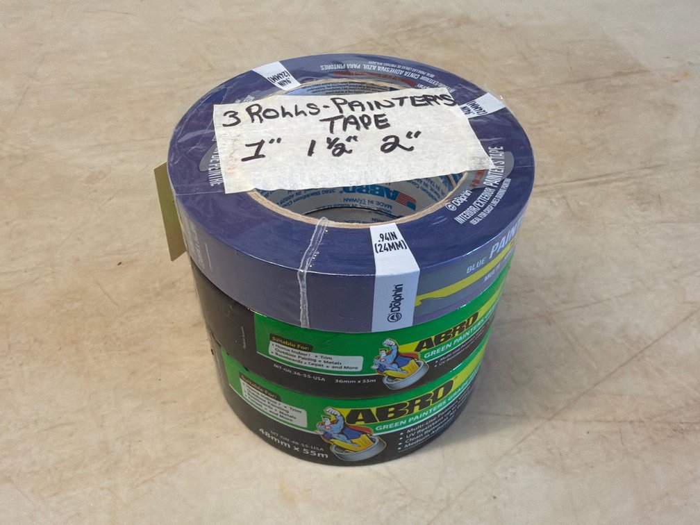 (3) Rolls Of Painter’s Tape